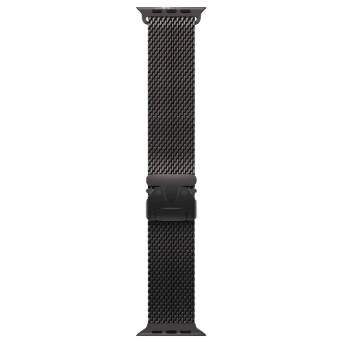 Apple Watch Ultra 2 корпус из черного титана, ремешок Black Milanese Loop Medium