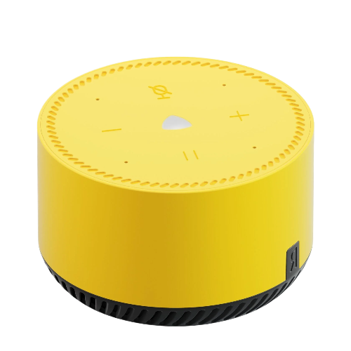 Умная колонка Яндекс Станция Лайт с голосовым помощником Алиса Yellow