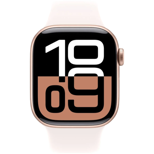 Apple Watch Series 10 46mm Rose Gold Sport Band цвета «Румянец» S/M