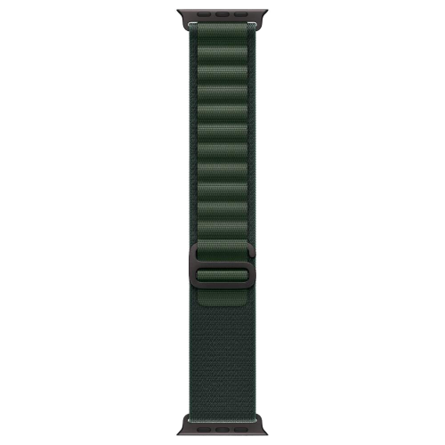 Apple Watch Ultra 2 корпус из черного титана, ремешок Dark Green Alpine Loop Large