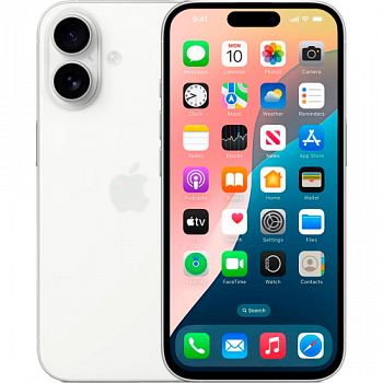 Apple iPhone 16 256Gb White (Nano+ESim, без RuStore)
